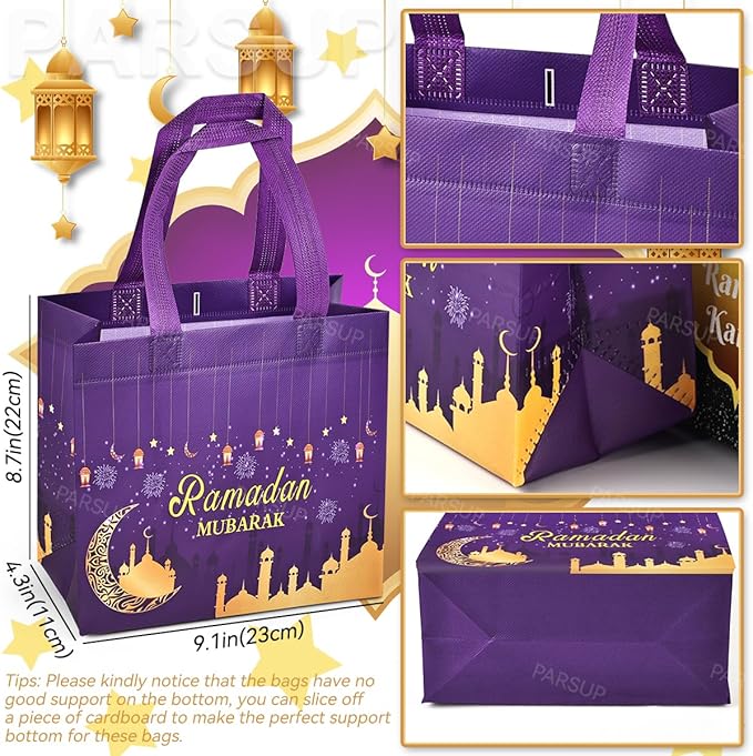 Ramadan Mubarak Reusable Gift Bags