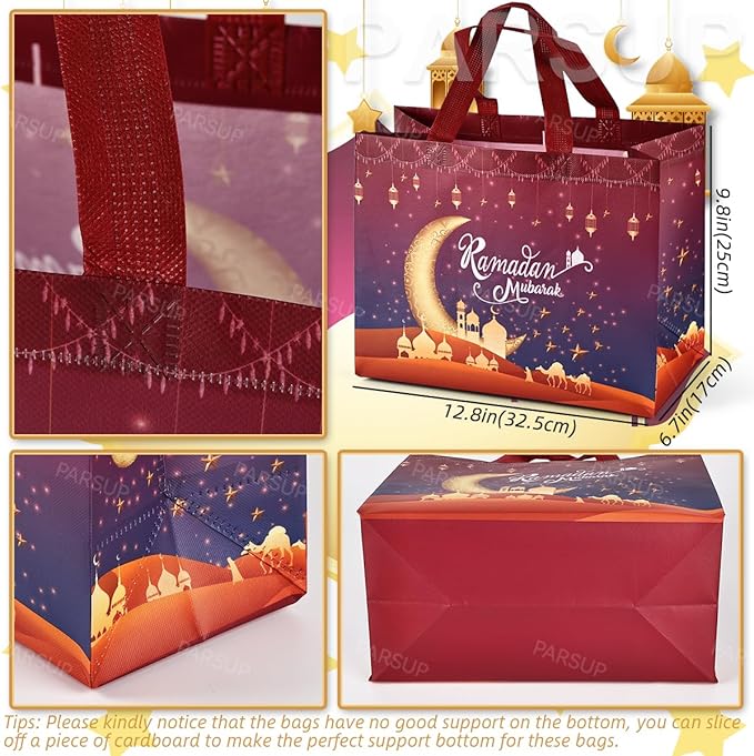 Ramadan Mubarak Reusable Gift Bags