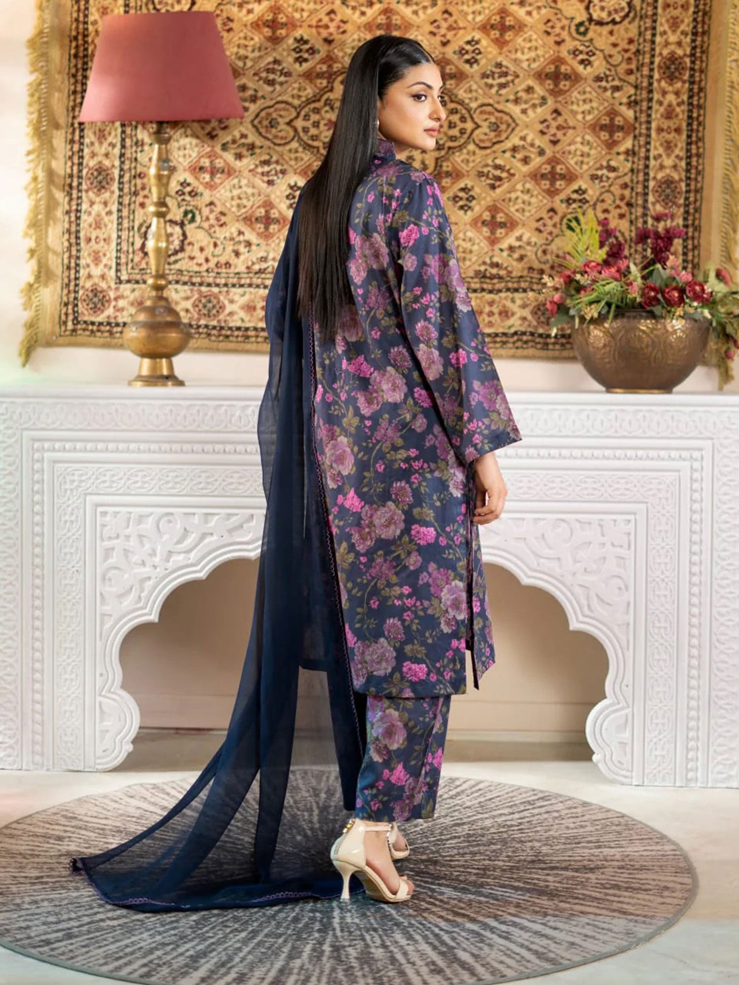 Raniya.H "Harmony" Lawn 3-Piece Suit - Purple