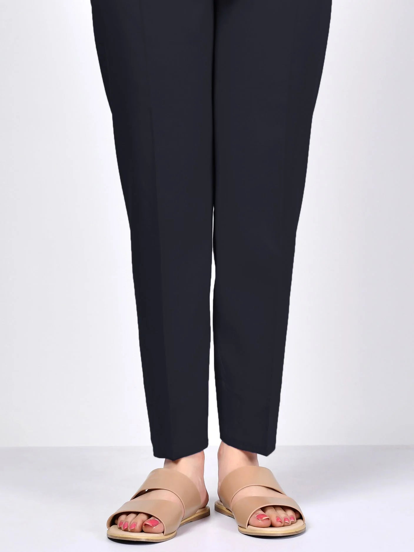 Limelight Black Plain Cambric Trouser (P9171TR)