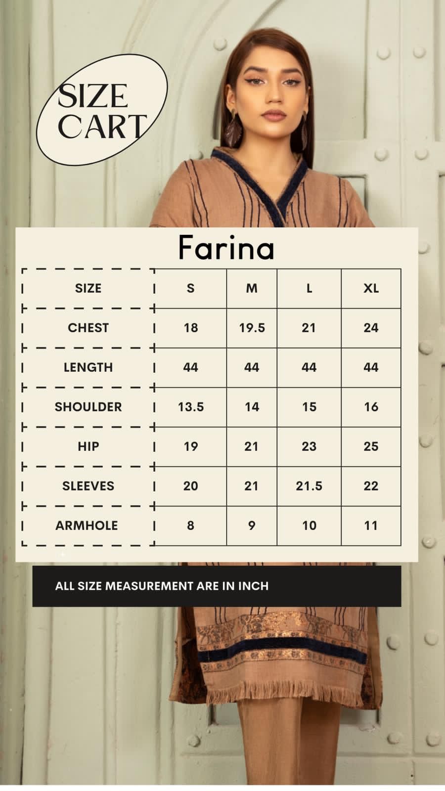 Raniya.H "Haya" Winter Shawl Fabric 2-Piece Suit - Farina