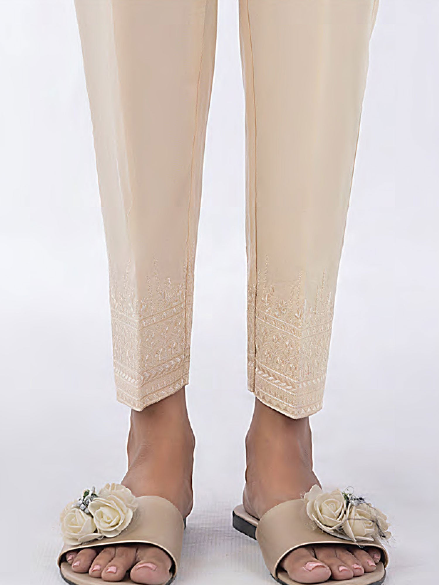 Lakhany Beige Cambric Trouser (3283-BGE)