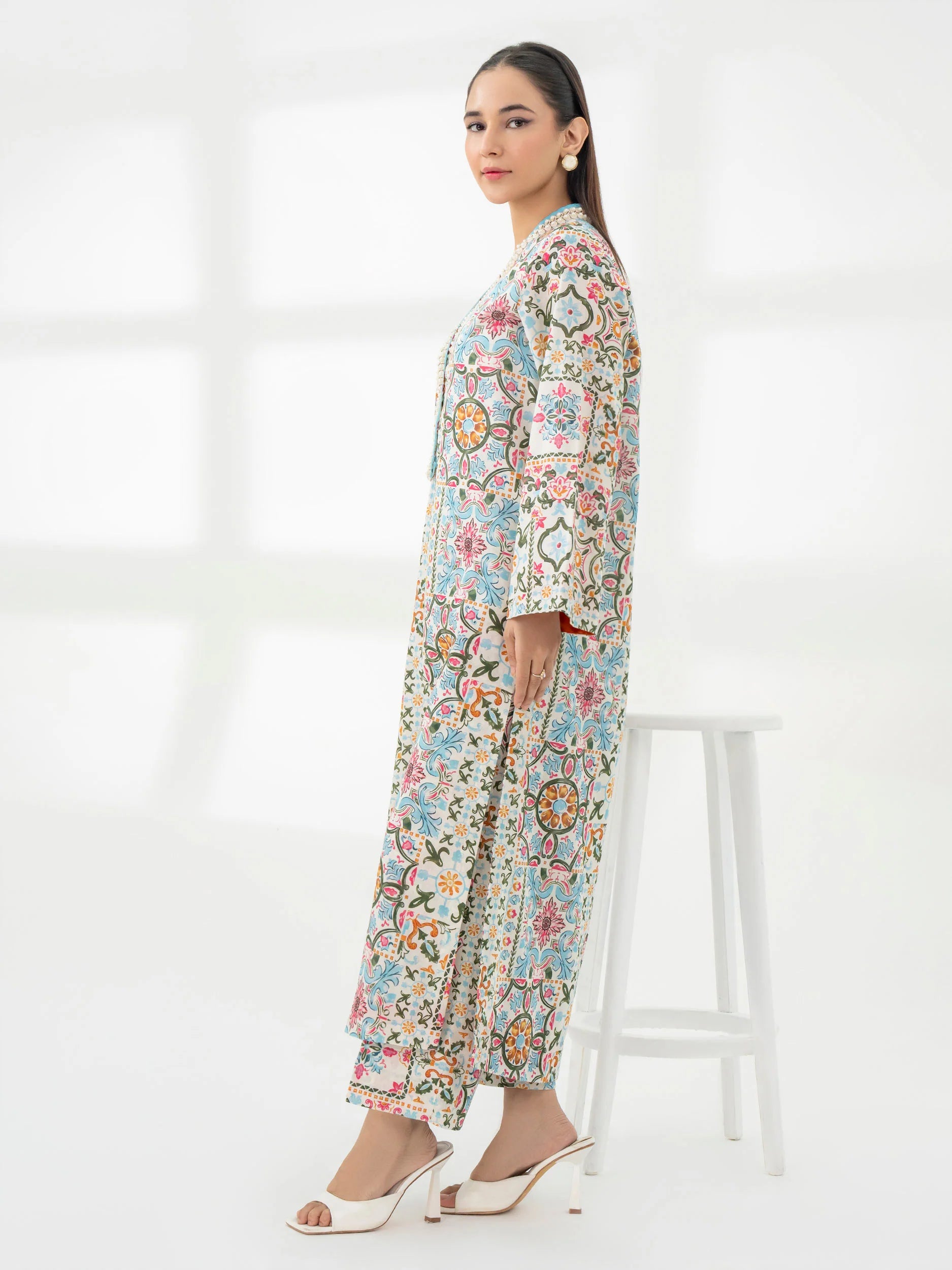 Limelight Off-White Printed Khaddar 2-Piece Suit (A0972ST)