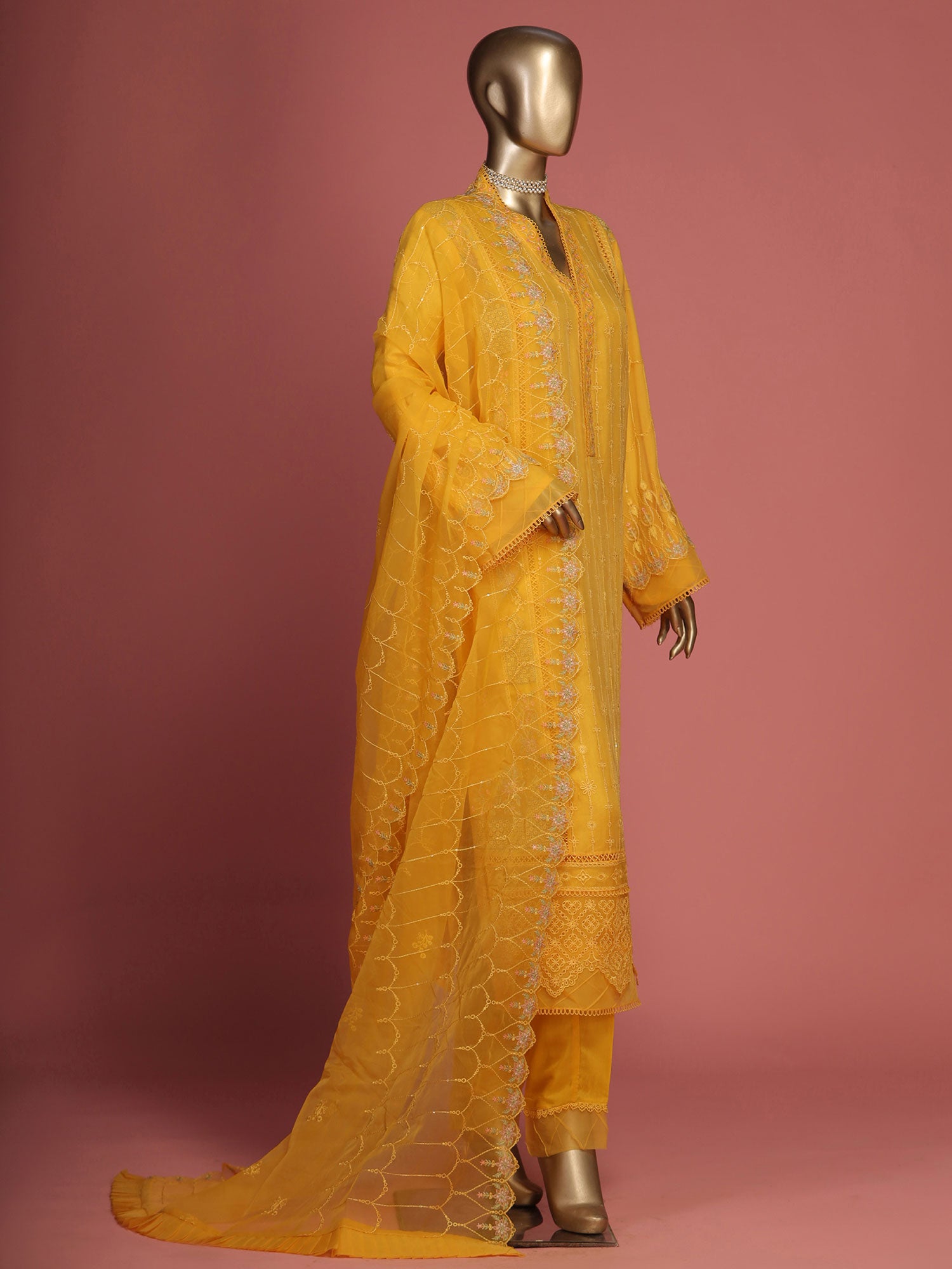 Bin Saeed "Shaifoon" Luxury Yellow Suit