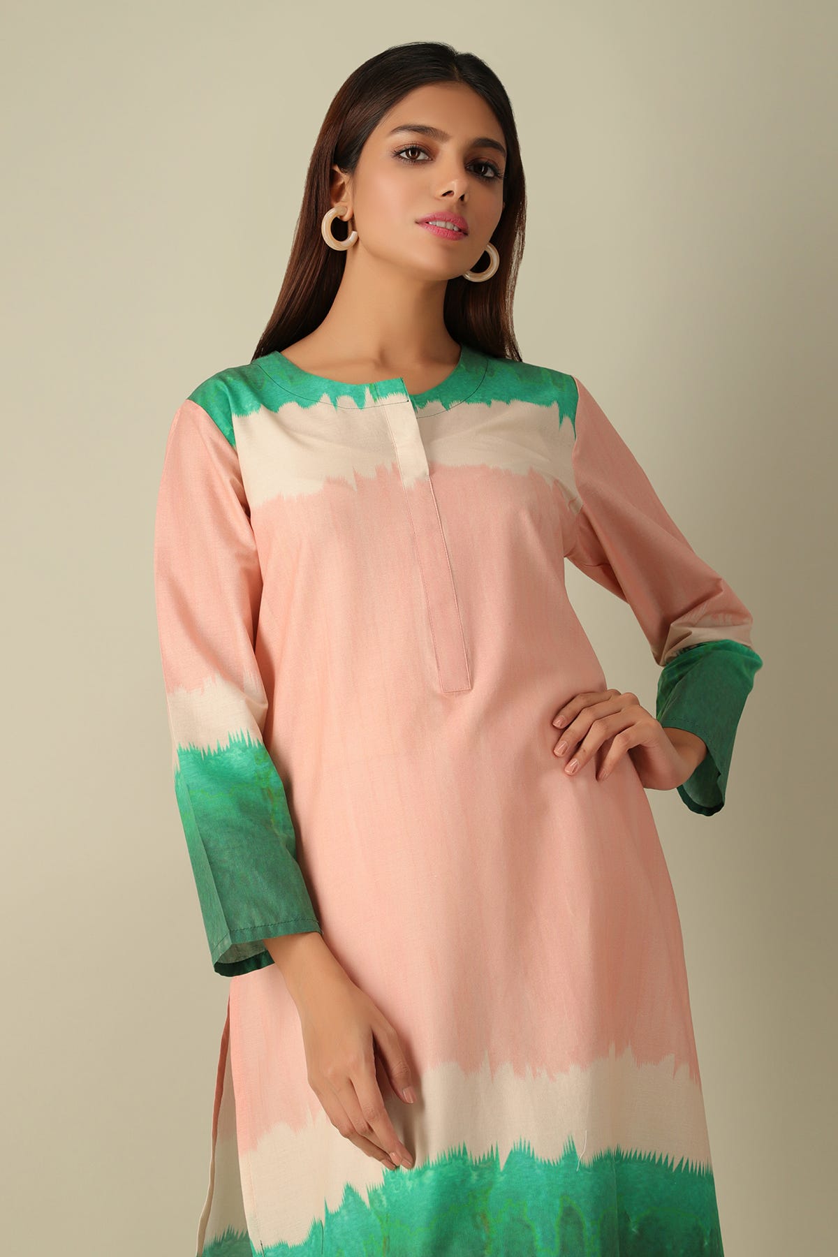 Khaadi Pink Madness Cambric Kurta